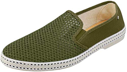 Rivieras Unisex Classic 20° Textil Sneaker Kaki Größe 42 von Rivieras