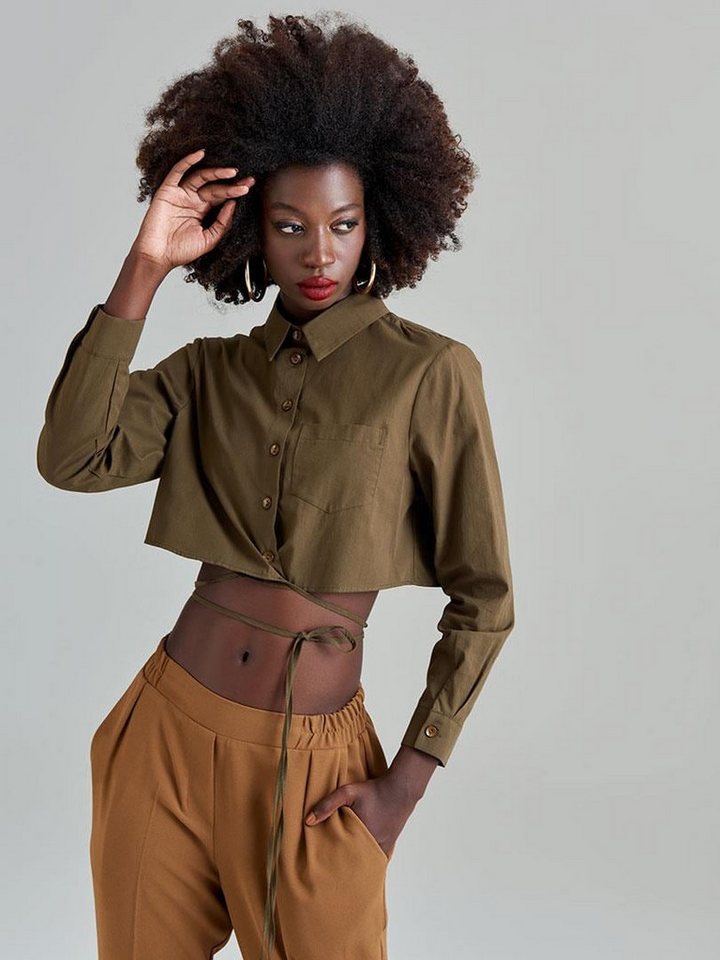 Rivus Frackhemd Hemdbluse damen - Sommerliche Damen Bluse, Festliche Longbluse Tunika von Rivus