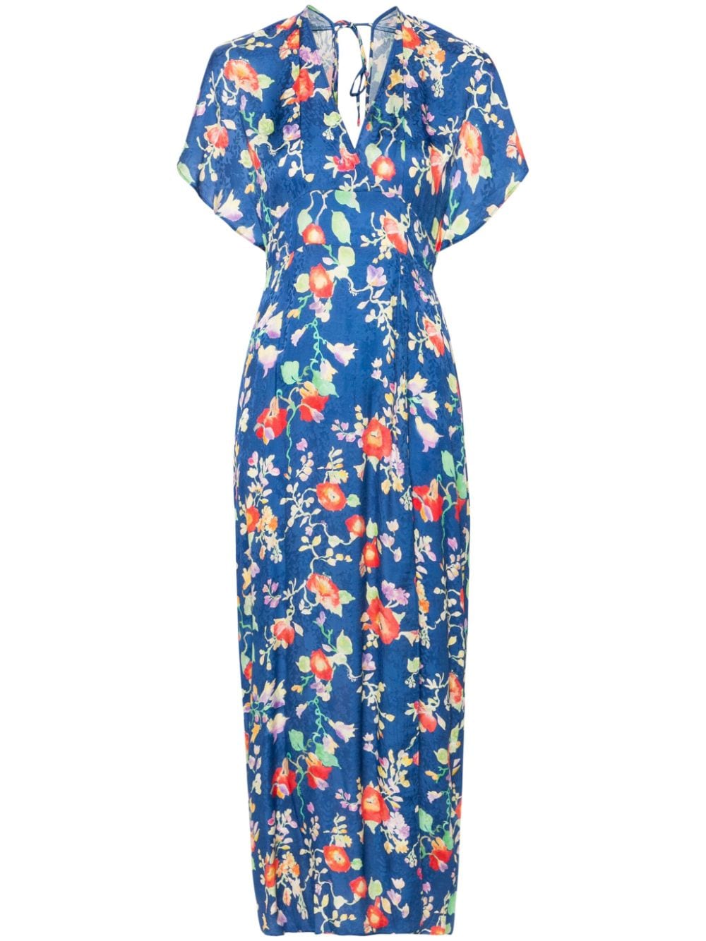 Rixo Sadie Kleid mit Blumen-Print - Blau von Rixo