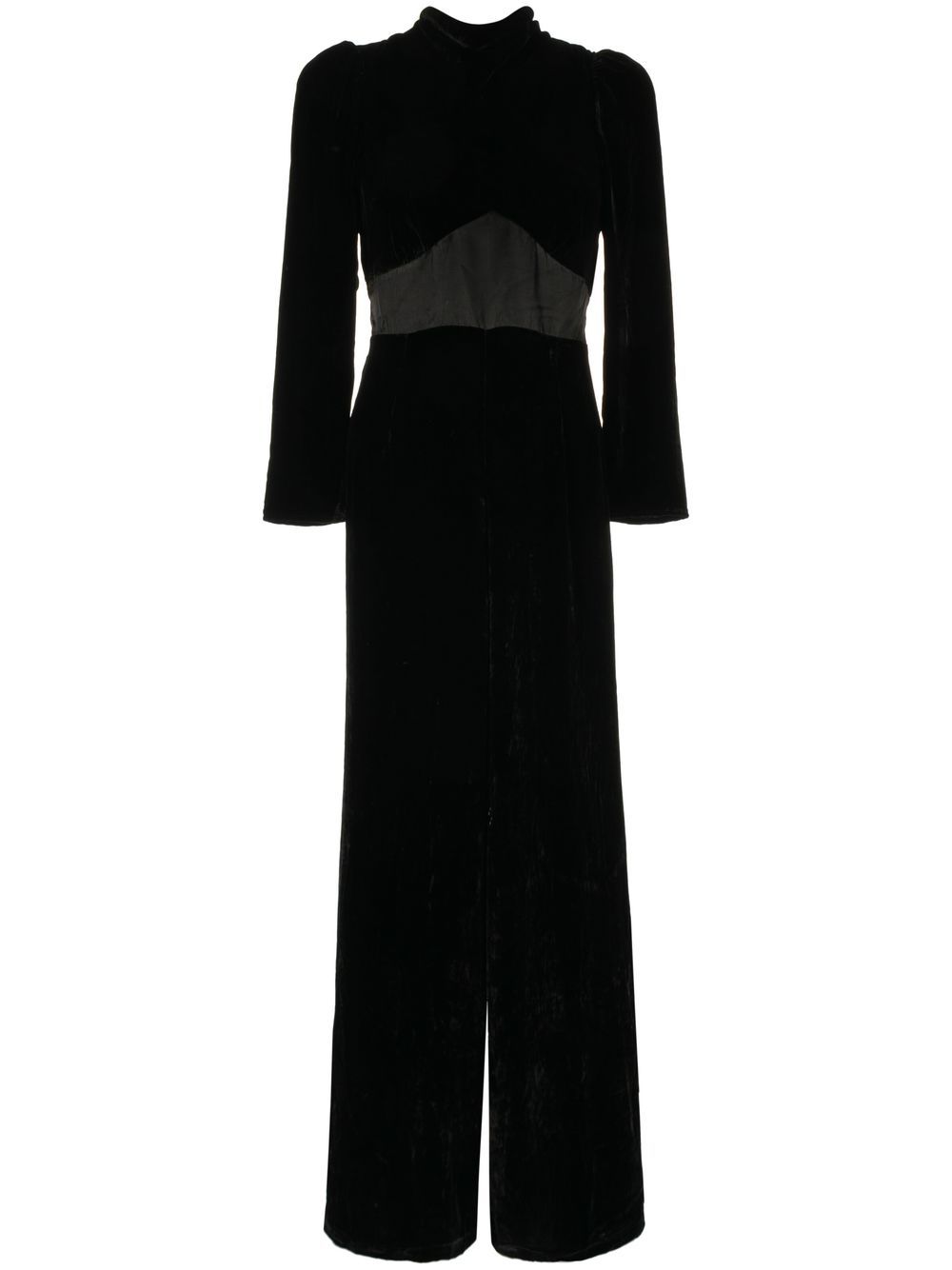 Rixo Langärmeliger Jumpsuit - Schwarz von Rixo