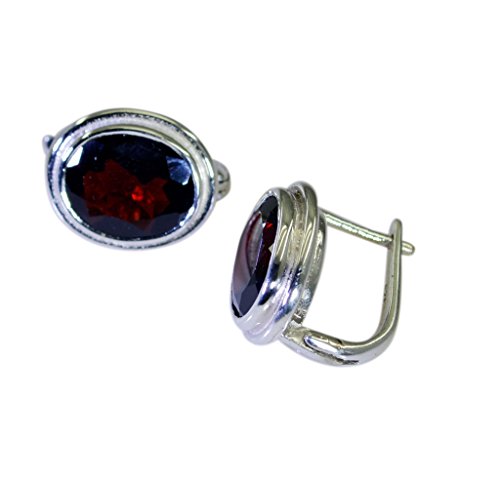 RIYO edelsteine frauen granat 925 sterling silber tragen überall ohrringe rot n½ von RIYO
