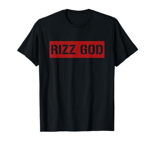 Rizz God Meme Lustiger Spruch Flirt Teens Boys Men T-Shirt Rizz God Meme Lustiger Spruch Flirt Teens Boys Men T-Shirt von Rizz Streetwear for Teens