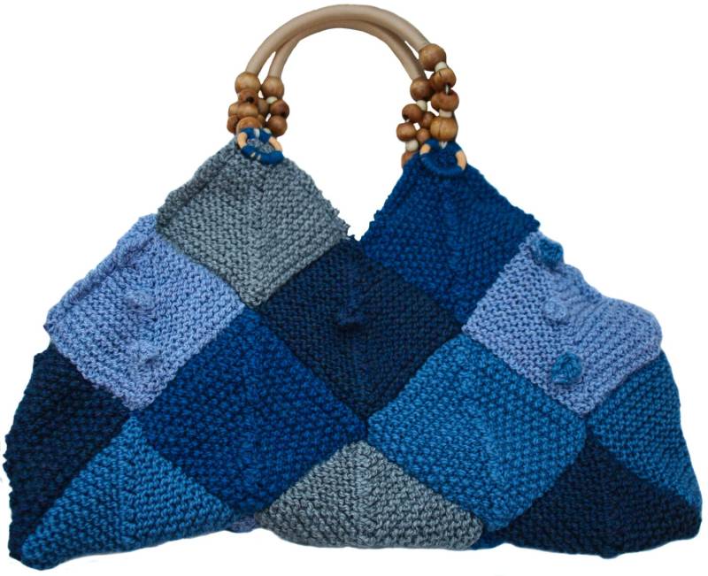 Teppichbagger Blau Handgestrickte Design Tasche - Andere Farben Erhältlich Teppichbagger Blau Handgestrickte Design Tasche - Andere Farben Erhältlich von Rizzknits