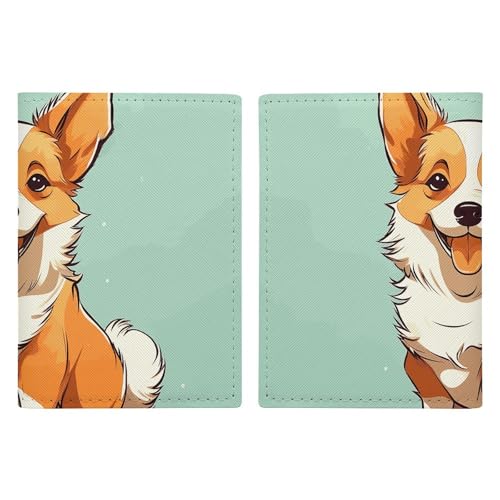 Corgi Cute Dog Passport Holder, ID Card Protector Case Passport Holder with Slot Passports Travel Wallet Document Cover for Women And Men Corgi Cute Dog Passport Holder, ID Card Protector Case Passport Holder with Slot Passports Travel Wallet Document Cover for Women And Men von Rkklvbns