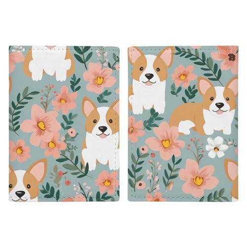 Corgi Floral Flowers Spring Garden Passport Holder, ID Card Protector Case Passport Holder with Slot Passports Travel Wallet Document Cover for Women And Men Corgi Floral Flowers Spring Garden Passport Holder, ID Card Protector Case Passport Holder with Slot Passports Travel Wallet Document Cover for Women And Men von Rkklvbns