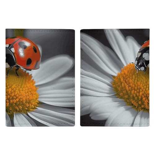 Ladybug Daisy Passport Holder, ID Card Protector Case Passport Holder with Slot Passports Travel Wallet Document Cover for Women And Men Ladybug Daisy Passport Holder, ID Card Protector Case Passport Holder with Slot Passports Travel Wallet Document Cover for Women And Men von Rkklvbns