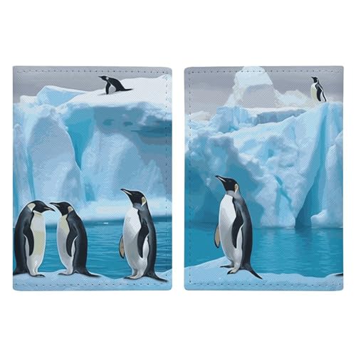 Penguins On The Iceberg Passport Holder, ID Card Protector Case Passport Holder with Slot Passports Travel Wallet Document Cover for Women And Men Penguins On The Iceberg Passport Holder, ID Card Protector Case Passport Holder with Slot Passports Travel Wallet Document Cover for Women And Men von Rkklvbns