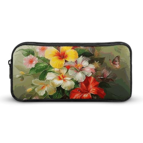 Rkklvbns Großes Federmäppchen mit Blumenstrauß, tragbares Federmäppchen mit Reißverschluss, Schreibwaren-Organizer, einfache Aufbewahrung, ästhetische Schreibwaren für Büro, Uni, Erwachsene Rkklvbns Großes Federmäppchen mit Blumenstrauß, tragbares Federmäppchen mit Reißverschluss, Schreibwaren-Organizer, einfache Aufbewahrung, ästhetische Schreibwaren für Büro, Uni, Erwachsene von Rkklvbns