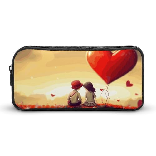 Rkklvbns Großes Federmäppchen mit Reißverschluss, Schreibwaren-Organizer, einfache Aufbewahrung, ästhetische Schreibwaren für Büro, Uni, Erwachsene von Rkklvbns