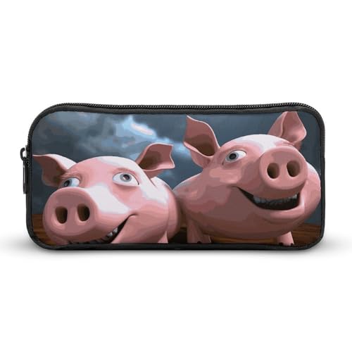 Rkklvbns Lustiges großes Federmäppchen mit 3D-Schweinchen, tragbares Federmäppchen mit Reißverschluss, Schreibwaren-Organizer, einfache Aufbewahrung, ästhetische Schreibwaren für Büro, Uni, Erwachsene Rkklvbns Lustiges großes Federmäppchen mit 3D-Schweinchen, tragbares Federmäppchen mit Reißverschluss, Schreibwaren-Organizer, einfache Aufbewahrung, ästhetische Schreibwaren für Büro, Uni, Erwachsene von Rkklvbns