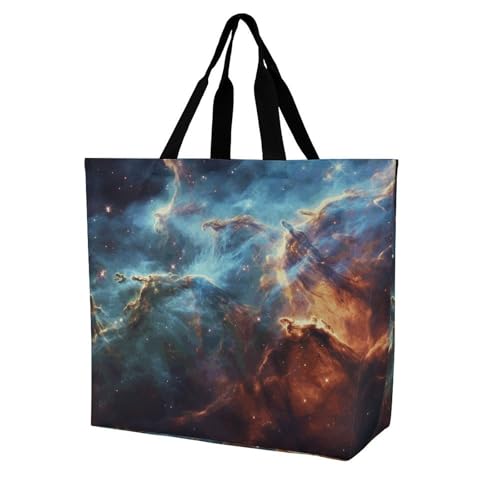 Rkklvbns Universe Galaxy Space Damen-Tragetasche, Schultertasche, Einkaufstasche, tragbar, leicht, langlebig, für Arbeit, Reisen, Freizeittasche Rkklvbns Universe Galaxy Space Damen-Tragetasche, Schultertasche, Einkaufstasche, tragbar, leicht, langlebig, für Arbeit, Reisen, Freizeittasche von Rkklvbns