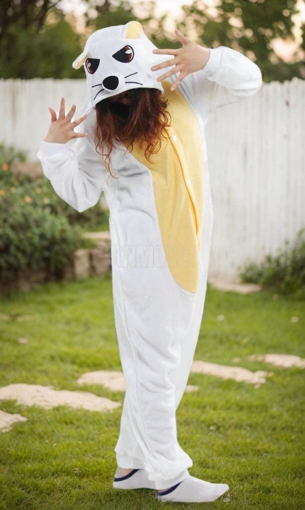 Kigurumi Cosplay Romper Charakter Tier Kapuze Pjs Schlafanzug Weihnachtsgeschenk Kostüm Outfit Nachtwäsche Wiesel Kigurumi Cosplay Romper Charakter Tier Kapuze Pjs Schlafanzug Weihnachtsgeschenk Kostüm Outfit Nachtwäsche Wiesel von RnMoMo