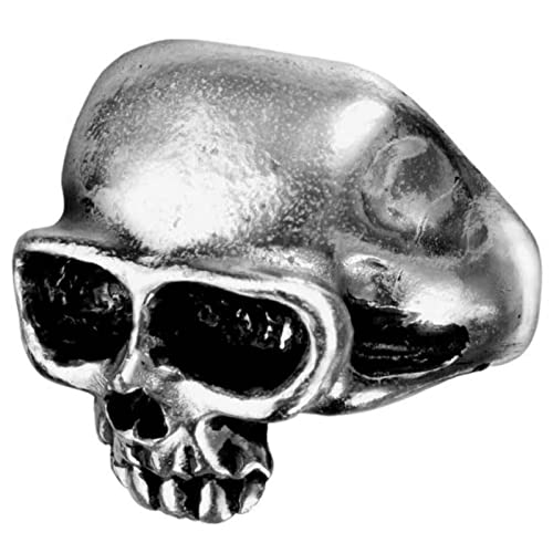 Alchemy England Death Ring Rock Star Sinister Gothic Skull Alternative Schmuck, Silber, T von Ro Rox