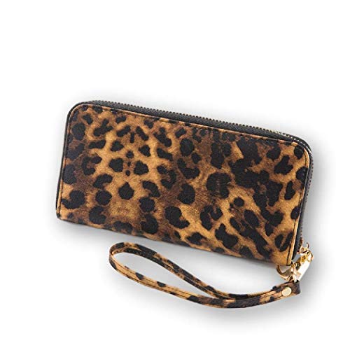 Ro Rox Damen leopard-Druck PVC-mappe mit handschlaufe von Ro Rox