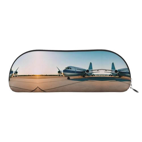 RoMuka Halbrunde Aufbewahrungstasche aus Leder Flugzeug Schreibwaren Tasche Kosmetiktasche Handtasche Aufbewahrungstasche Geld One Size Aufbewahrungstasche Silber One Size Aufbewahrungstasche Silber von RoMuka