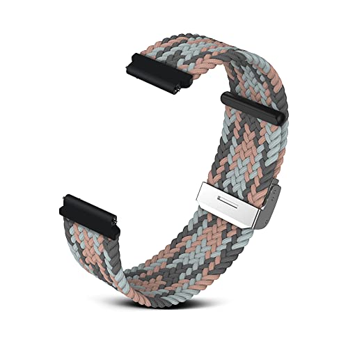 RoYiio Gewebtes Nylon Armband für Anstoßbreite 20mm, Bequem und Atmungsaktiv, mit Schnellverschluss, Nylonband für Damen und Herren - X MFHB von RoYiio