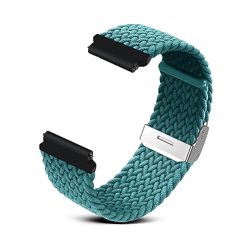 RoYiio Gewebtes Nylon Armband für Anstoßbreite 22mm, Bequem und Atmungsaktiv, mit Schnellverschluss, Nylonband für Damen und Herren - Kaktus von RoYiio