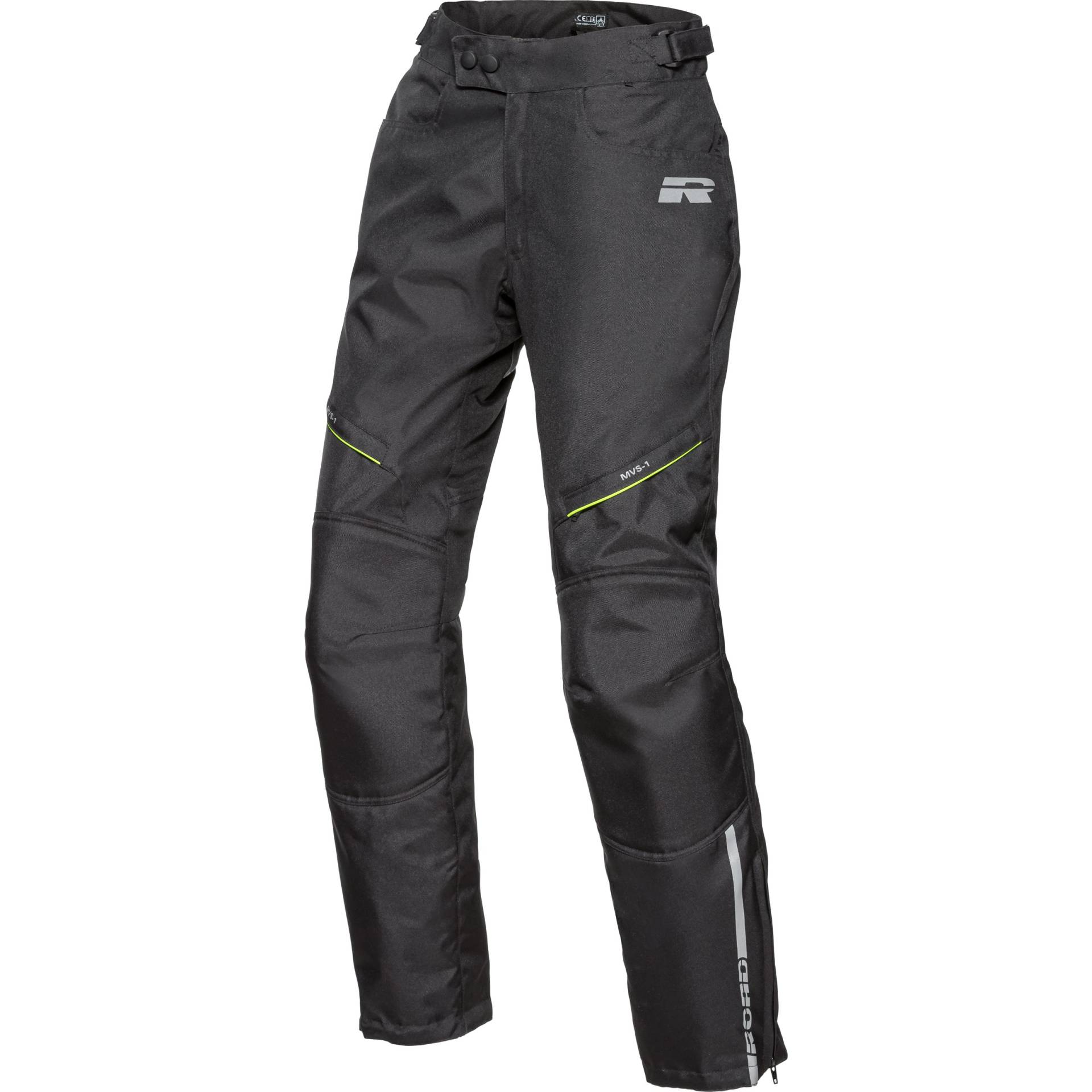 Road Road Touring WP Damen Textilhose 1.0 schwarz/neongelb XXL DamengelbXXL - Motorradbekleidung - Motorradhosen von Road