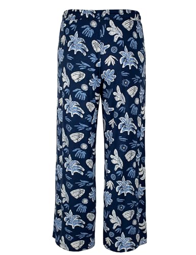 Roadsign Australia Damen Culotte Loungewear-Hose mit All-Over-Print blau | XL von Roadsign Australia