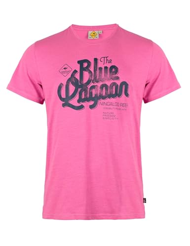 Roadsign Australia Herren T-Shirt aus 100% Baumwolle und tollem Logo-Print pink | 3XL von Roadsign Australia