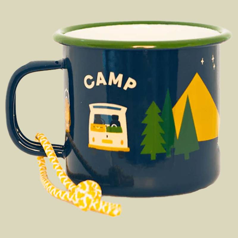 Emaille Becher camp vibes 350 ml von Roadtyping