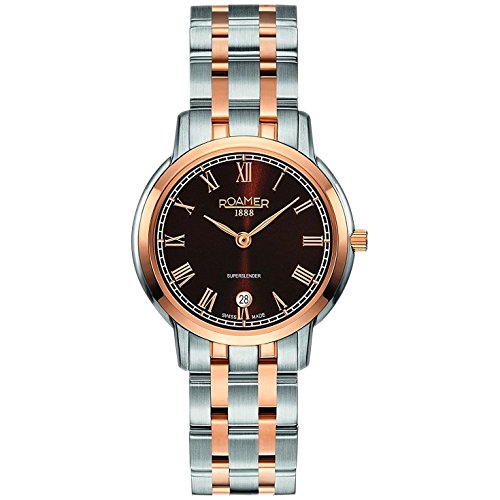 ROAMER Damen Analog Quarz Uhr mit Edelstahl Armband 515811 49 05 50 von Roamer