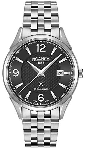 ROAMER Herren Analog Mechanik Uhr mit Edelstahl Armband 550660 41 54 50 von Roamer