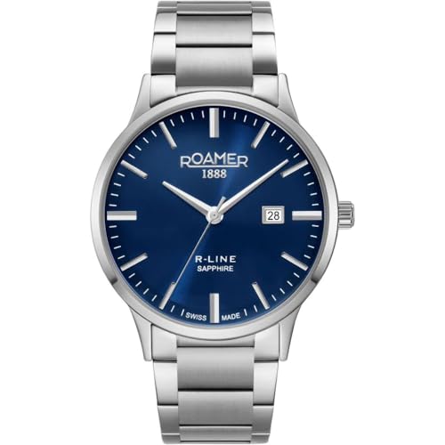 ROAMER Herren Analog Uhr mit Edelstahl Armband 718833 41 45 70 ROAMER Herren Analog Uhr mit Edelstahl Armband 718833 41 45 70 von Roamer