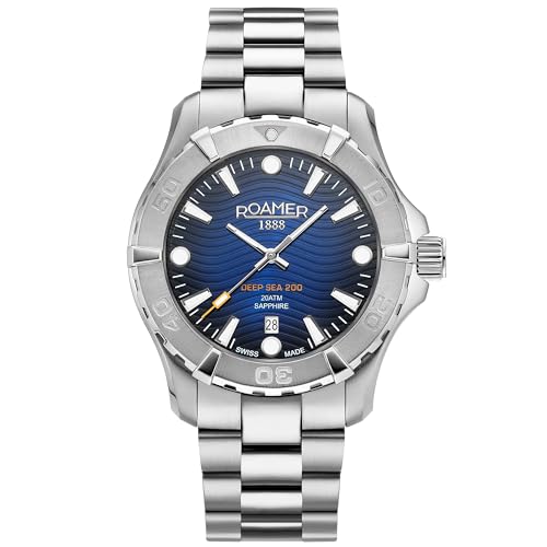 ROAMER Herren Analog Uhr mit Edelstahl Armband 860833 41 45 70 von Roamer