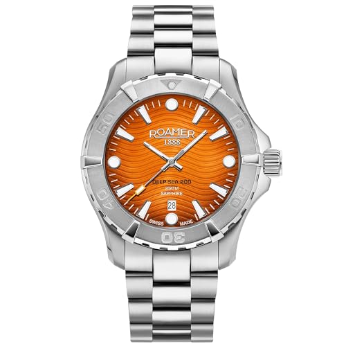 Roamer 860833 41 65 70 Deep Sea 200 Herrenuhr Orange von Roamer