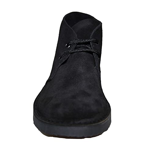 Roamers Damen Desert Boots/Wüstenstiefel/Schuhe, Wildleder, ungefüttert (37 EUR) (Schwarz) von Roamers