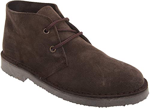 Roamers Herren Desert-Boots/Schnürschuhe/Halbschuhe, Wildleder (39 EU) (Dunkelbraun) von Roamers