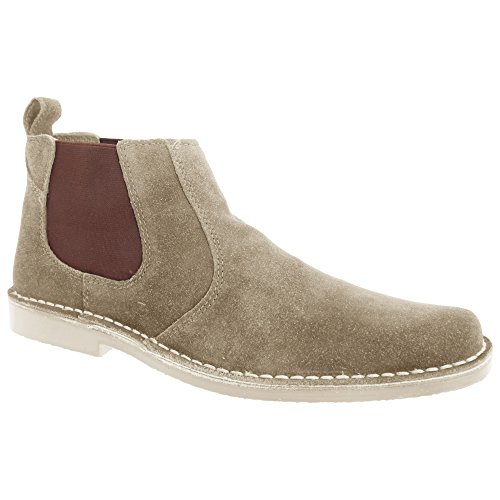 Roamers Herren Stiefel/Stiefelette/Desert-Boots, Wildleder (42 EU) (Taupe) von Roamers