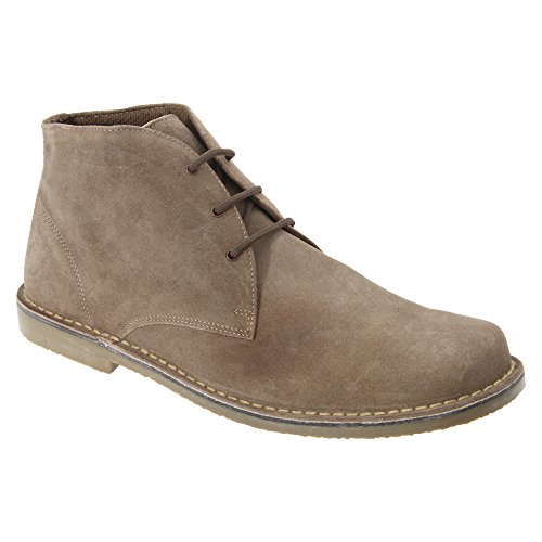 Roamers Herren Wildleder Wüsten Schuhe (44,5 EU) (Sand) von Roamers