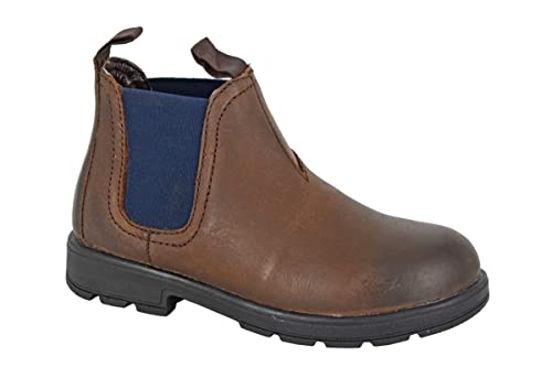 Roamers - Jungen Stiefeletten, Gewachstes Leder (31 EU) (Braun) von Roamers