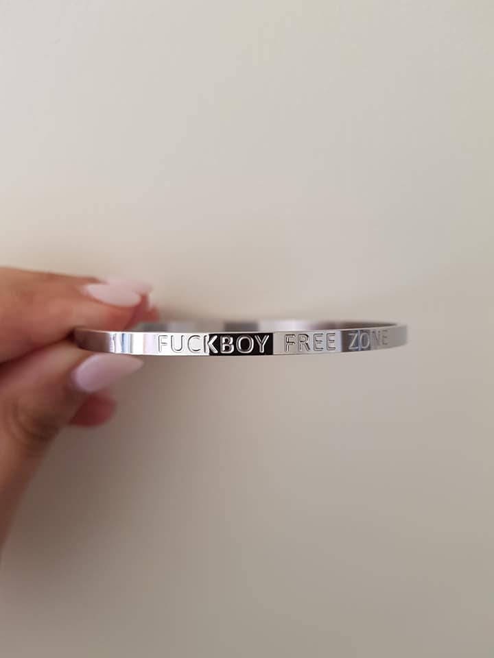 Fuckboy-Freie Zone-Armreif Fuckboy-Freie Zone-Armreif von Roarbangles
