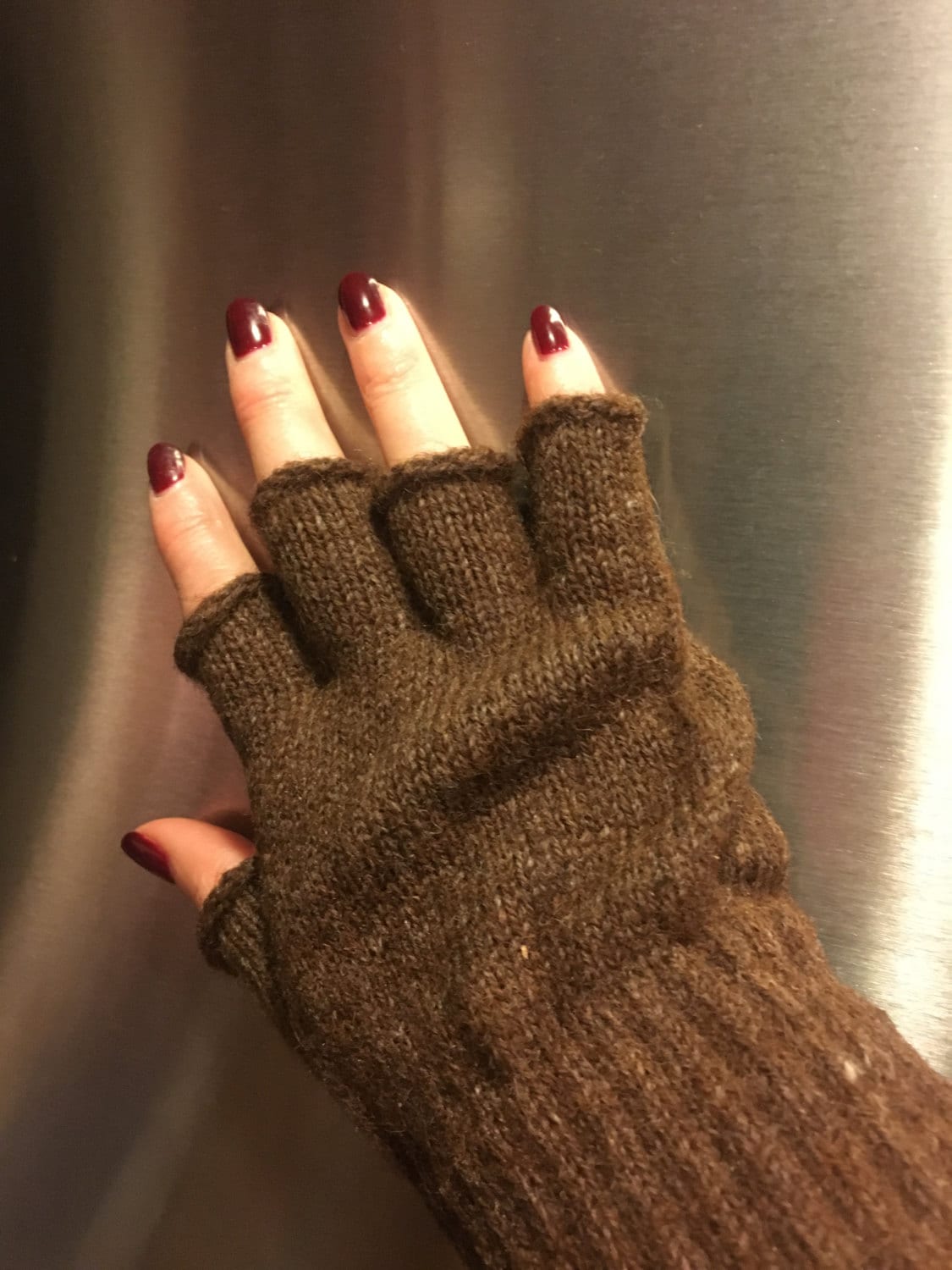 Fingerlose Alpaka Handschuhe Fingerlose Alpaka Handschuhe von RoaringAcresAlpacas