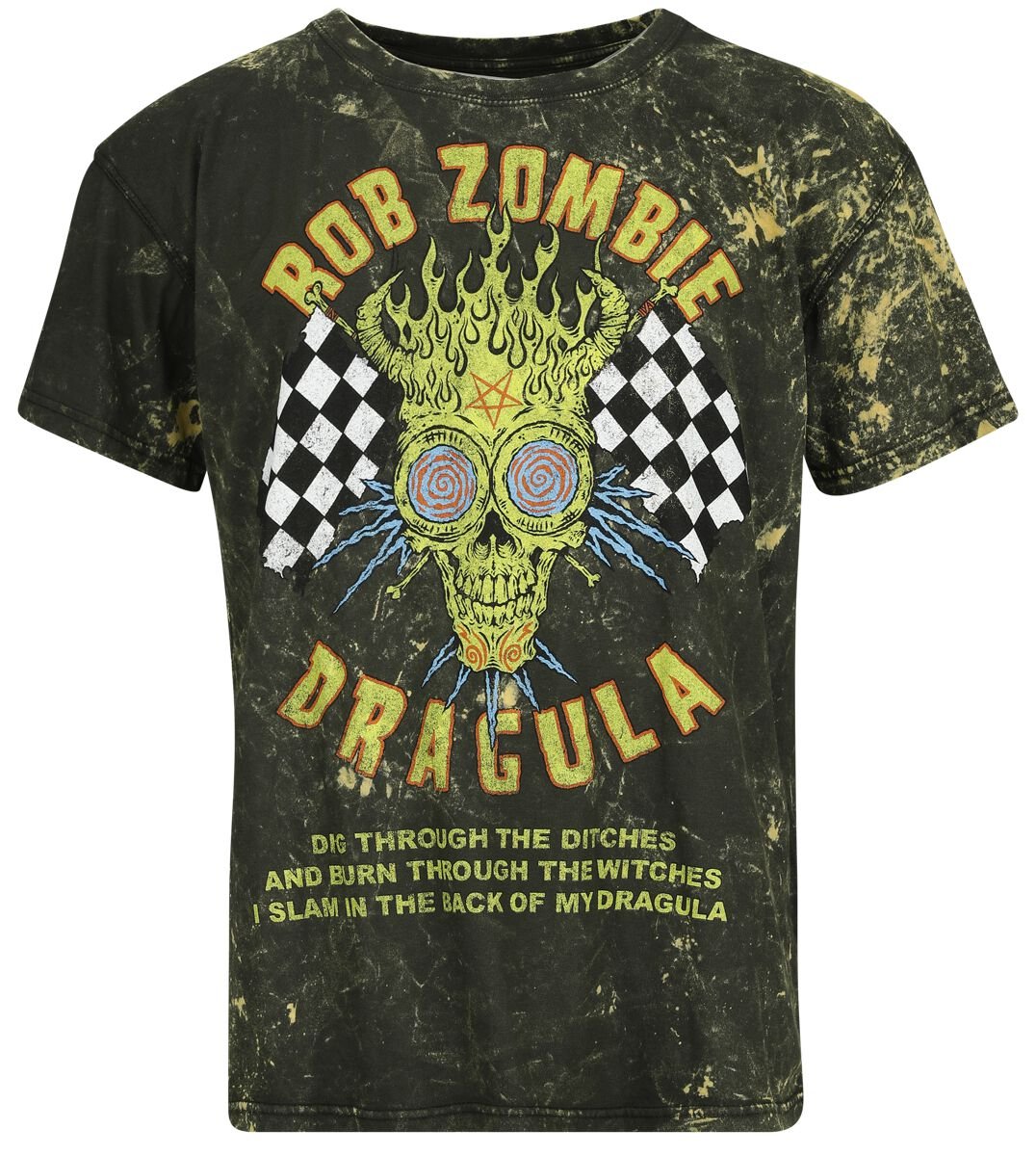 Rob Zombie Dragula Racing T-Shirt braun in 3XL Rob Zombie Dragula Racing T-Shirt braun in 3XL von Rob Zombie