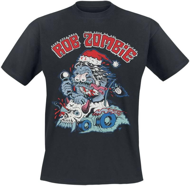 Rob Zombie Santa Freak T-Shirt schwarz in M von Rob Zombie