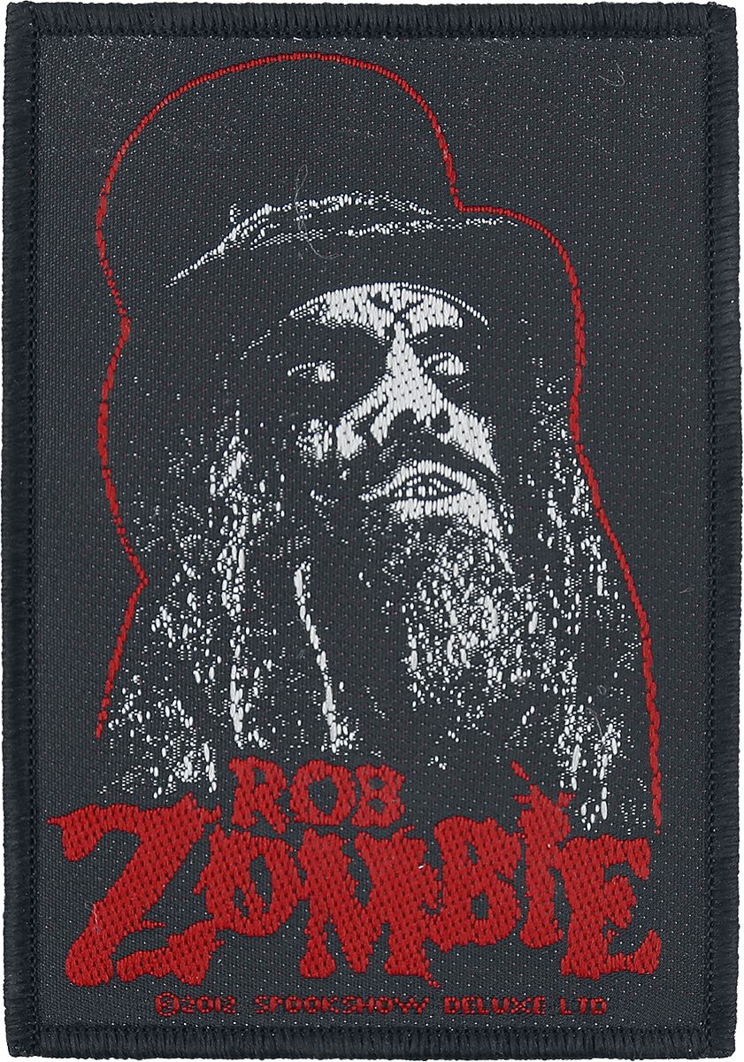 Rob Zombie Spookshow Patch schwarz rot weiß von Rob Zombie