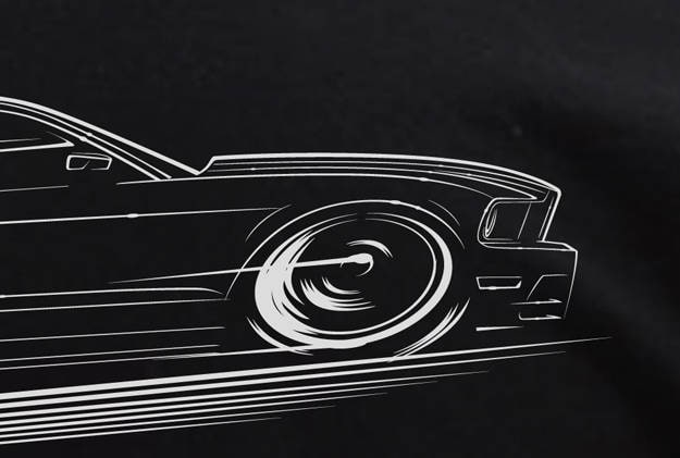 2010-2014 Mustang Hoodie Ford Got S197 2011 2012 2013 Scherenschnitt Kunst von RobMartinDesign