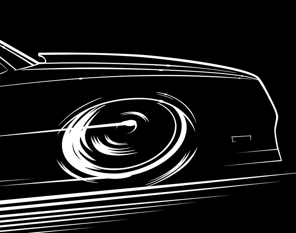 Hoodie Monte Carlo Ss Coupé Chevy Silhouette-Kunst 1983-1988 von RobMartinDesign