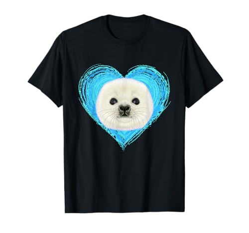 Süße Robbe Heuler Seehund Nordsee Baby Robben T-Shirt von Robbe Geschenk Seehund Baby Süße Robben Heuler