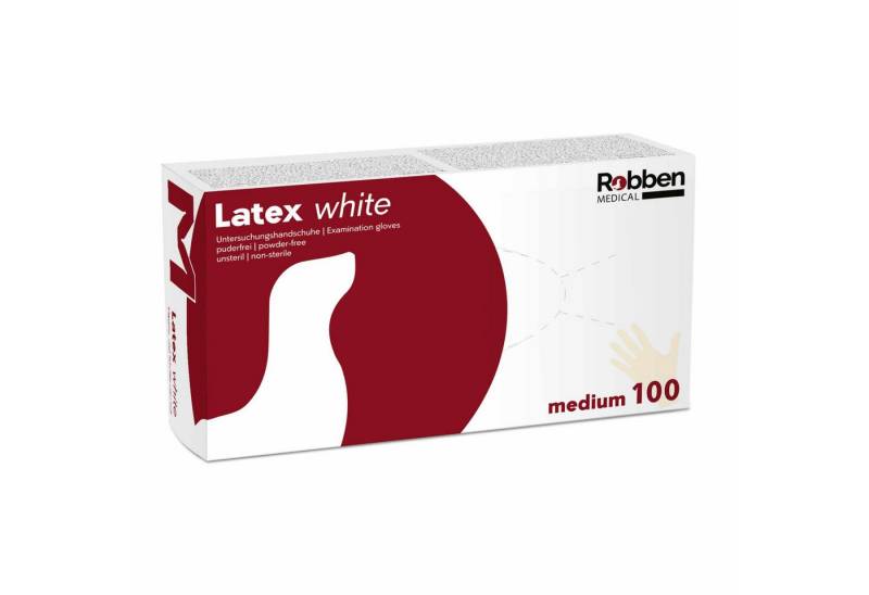 Robben Medical GmbH Einweghandschuhe Robben Premium Latex Latex, Puderfrei, Lebensmittelecht von Robben Medical GmbH