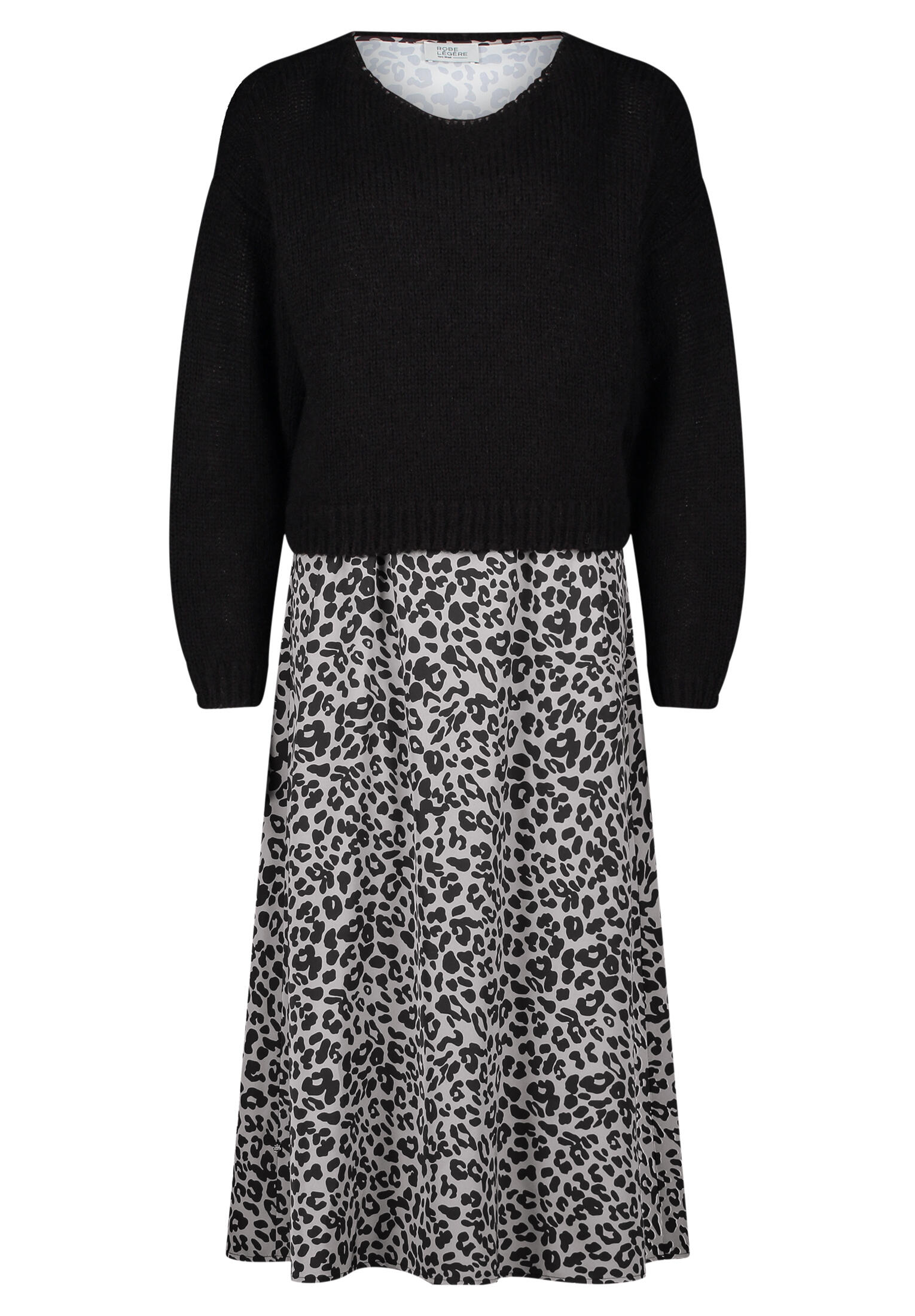 Robe Légère - Casual-Kleid patch black/grey - Gr. - 36 von Robe Légère