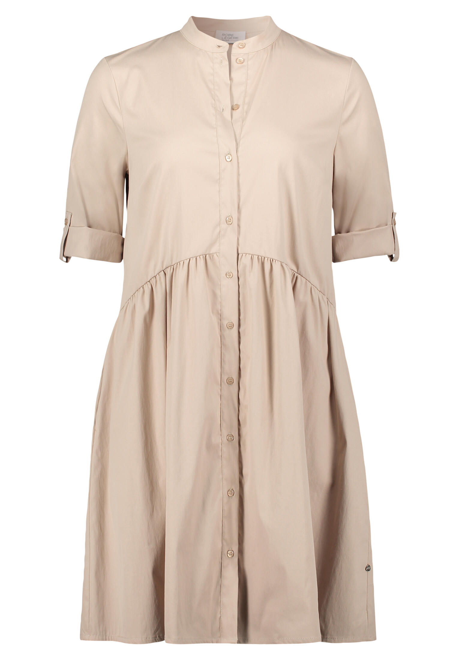 Robe Légère - Hemdblusenkleid cream beige - Gr. - 46 von Robe Légère