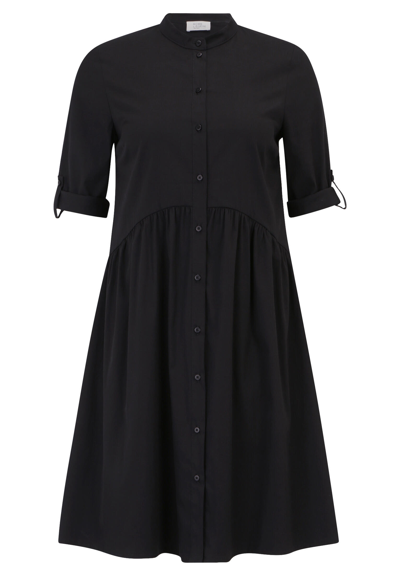Robe Légère - Hemdblusenkleid schwarz - Gr. - 36 von Robe Légère