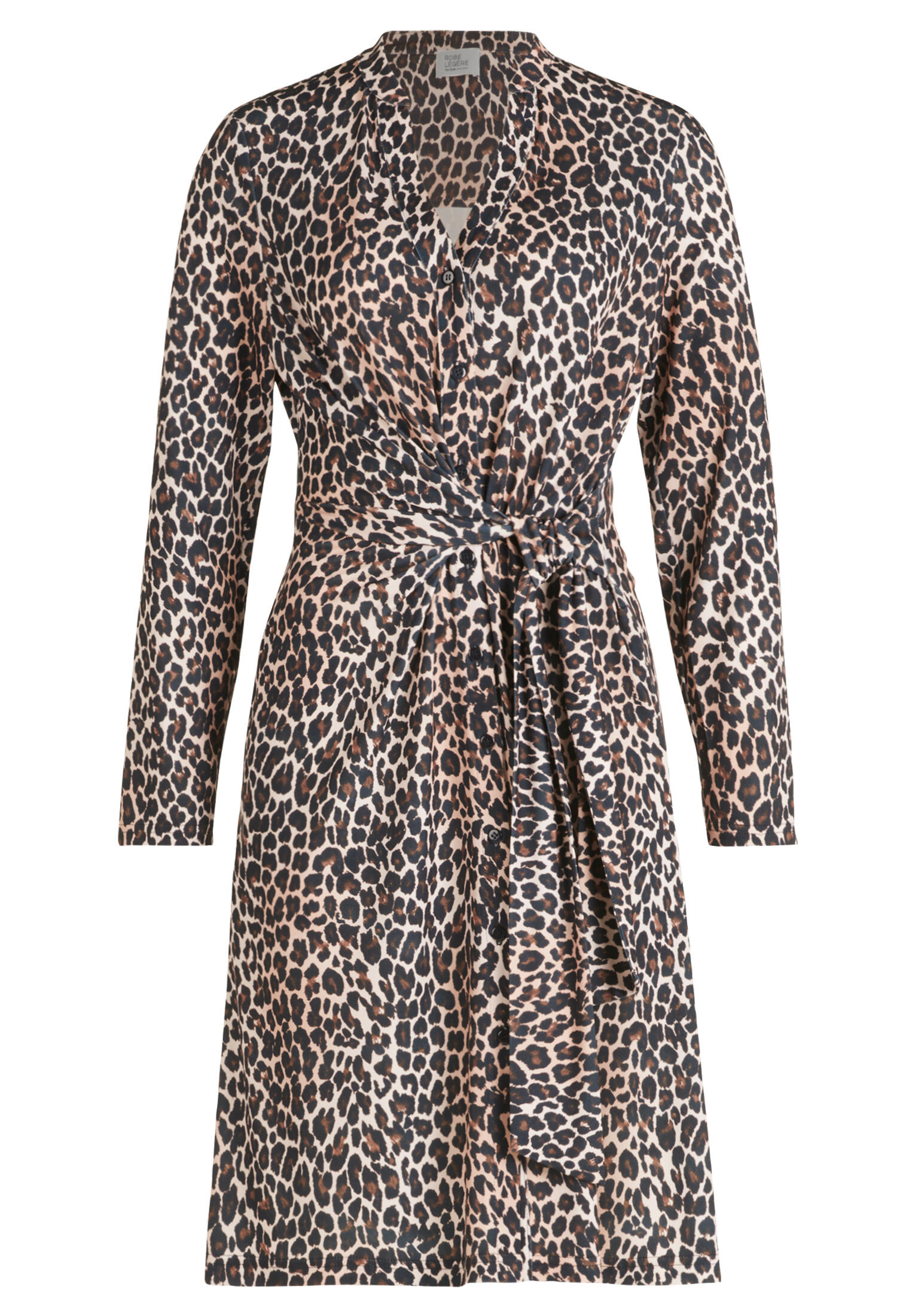 Robe Légère - Jerseykleid brown/dark blue - Gr. - 44 von Robe Légère