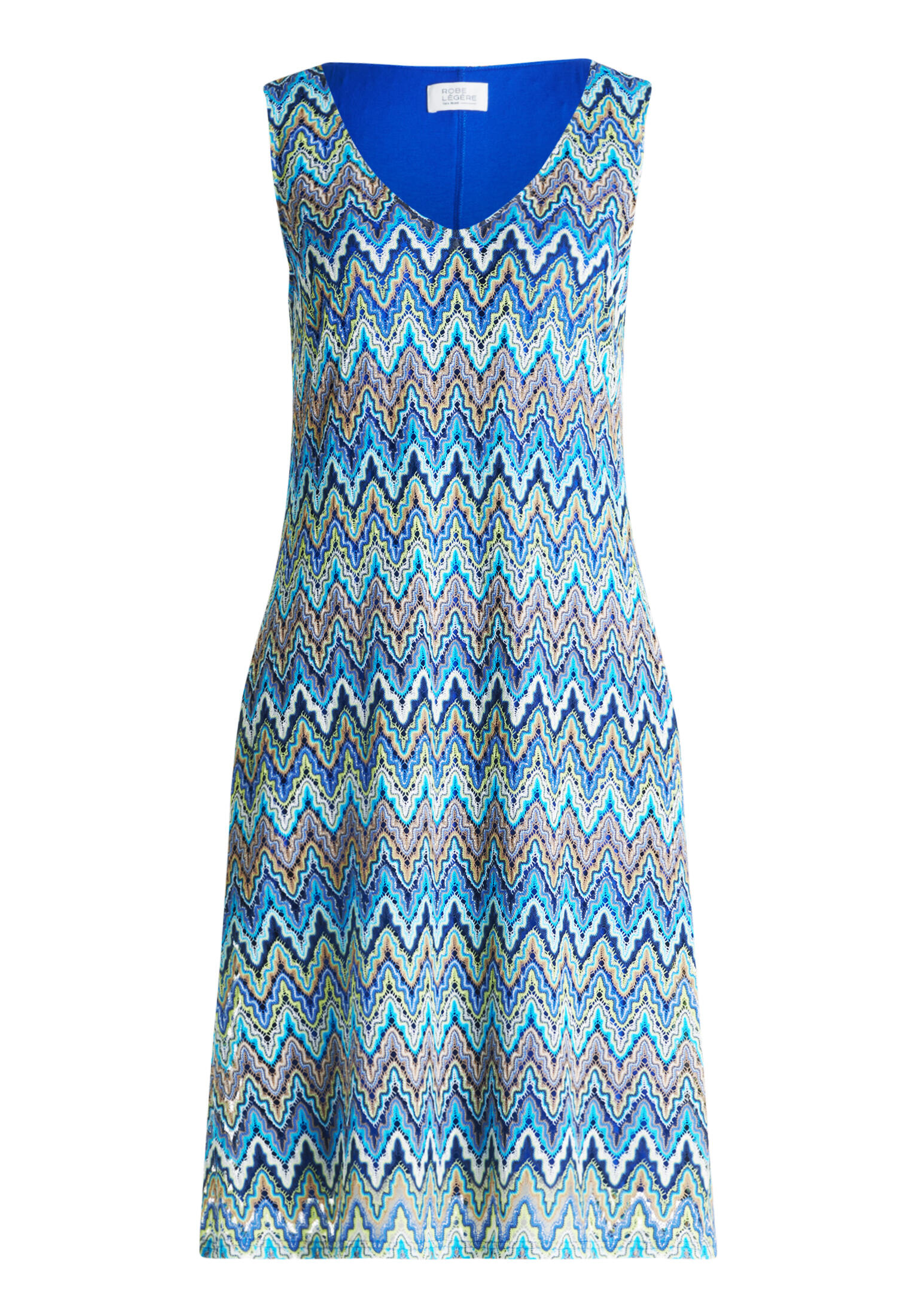 Robe Légère - Sommerkleid blau/grün - Gr. - 42 von Robe Légère