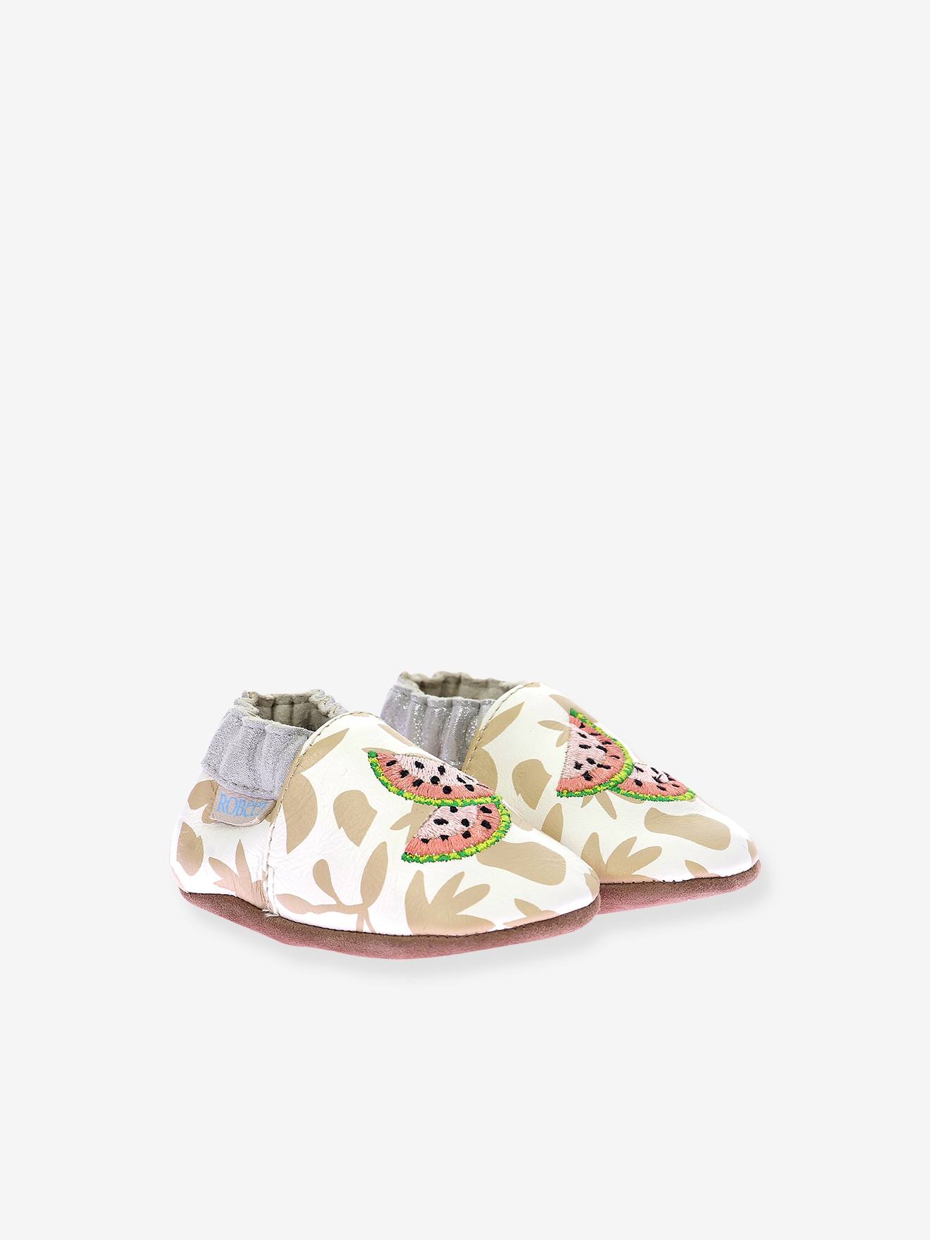 Baby Leder-Krabbelschuhe Graphic Fruit ROBEEZ von Robeez